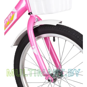 Детский велосипед Novatrack Twist New 201TWIST.PN20 (розовый/белый, 2020) картинка 3